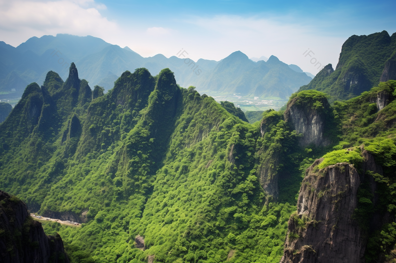 绿色温州雁荡山风景户外群山,高清,摄影图,摄影图片,图片大全,摄影图免费下载